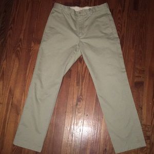 J crew pants broken in chino